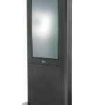 Bildschirm Standsäule schwarz Bildschirm Standsäule schwarz
