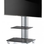 Alu-Standfuss rollbarer Bildschirm-Ständer und Monitor Standfuss